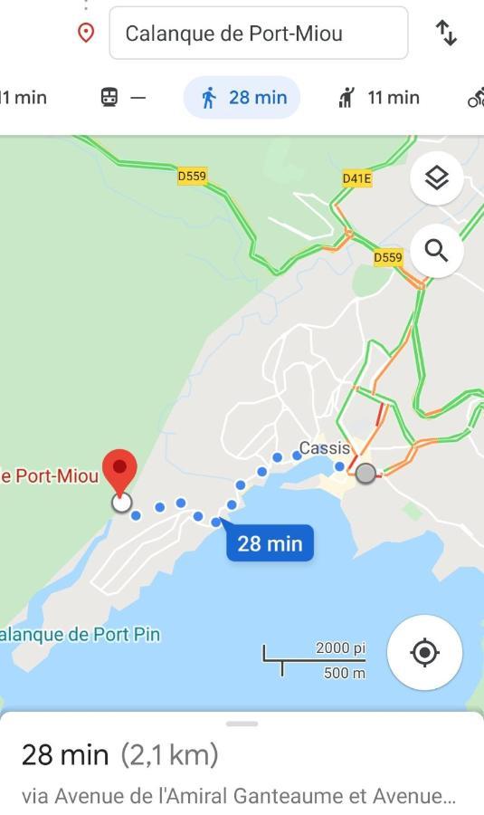 Appartement Au Coeur De Cassis Vue Sur Le Parc Eksteriør bilde