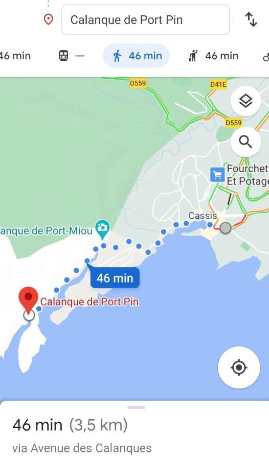 Appartement Au Coeur De Cassis Vue Sur Le Parc Eksteriør bilde